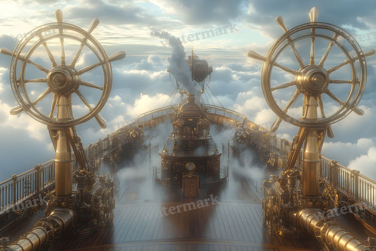 Airship Deck Backdrop Images