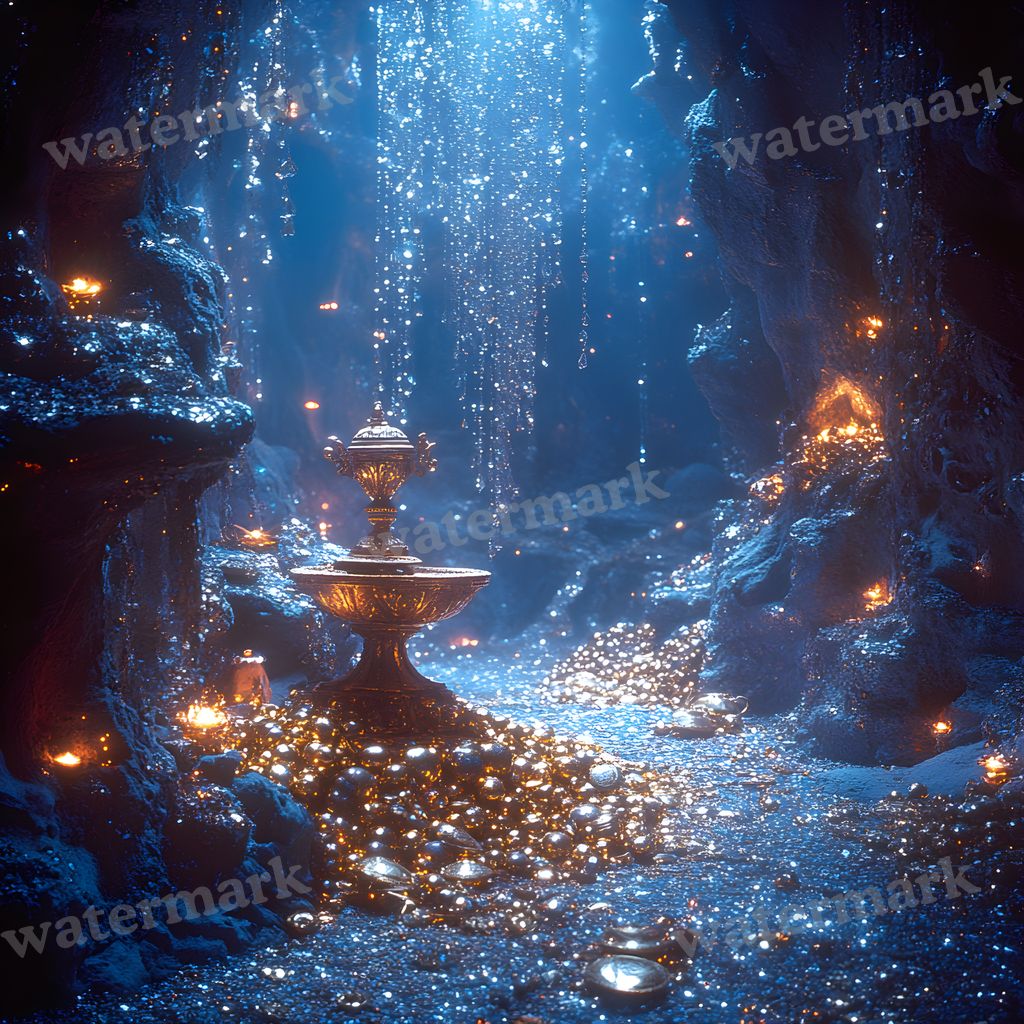 Aladdins Enchanted Cave Backdrop Images