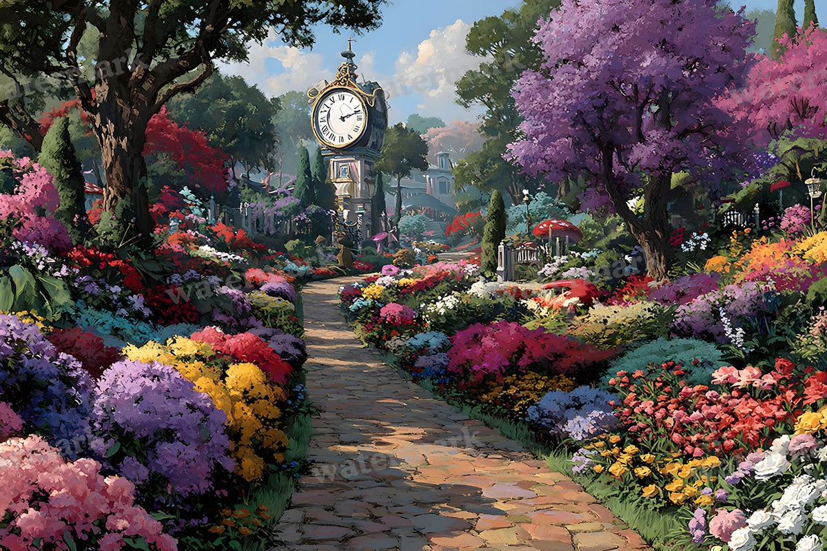 Alice Wonderland Theme Backdrop Images