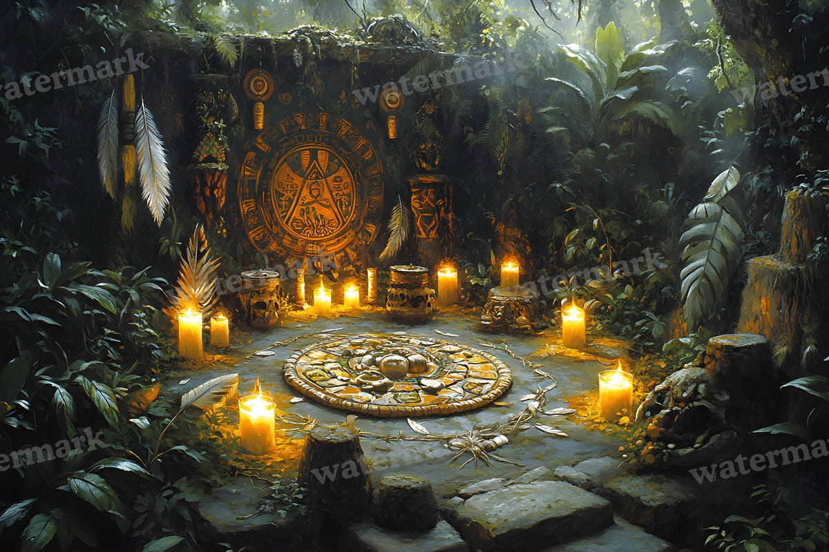 Amazonian Shamanic Ritual Backdrop Images