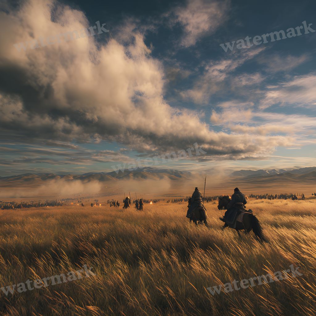 Ancient Mongolia Plains Backdrop Images