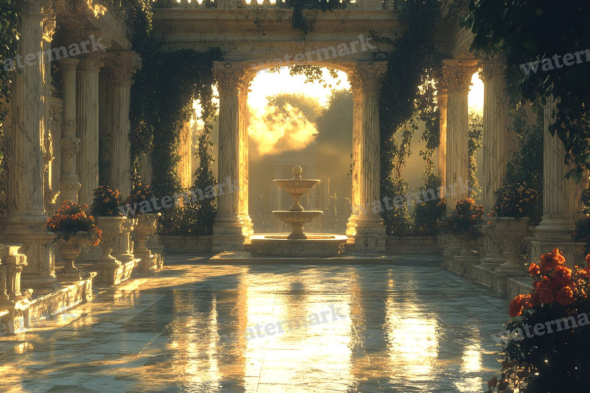 Ancient Roman Courtyard Backdrop Images