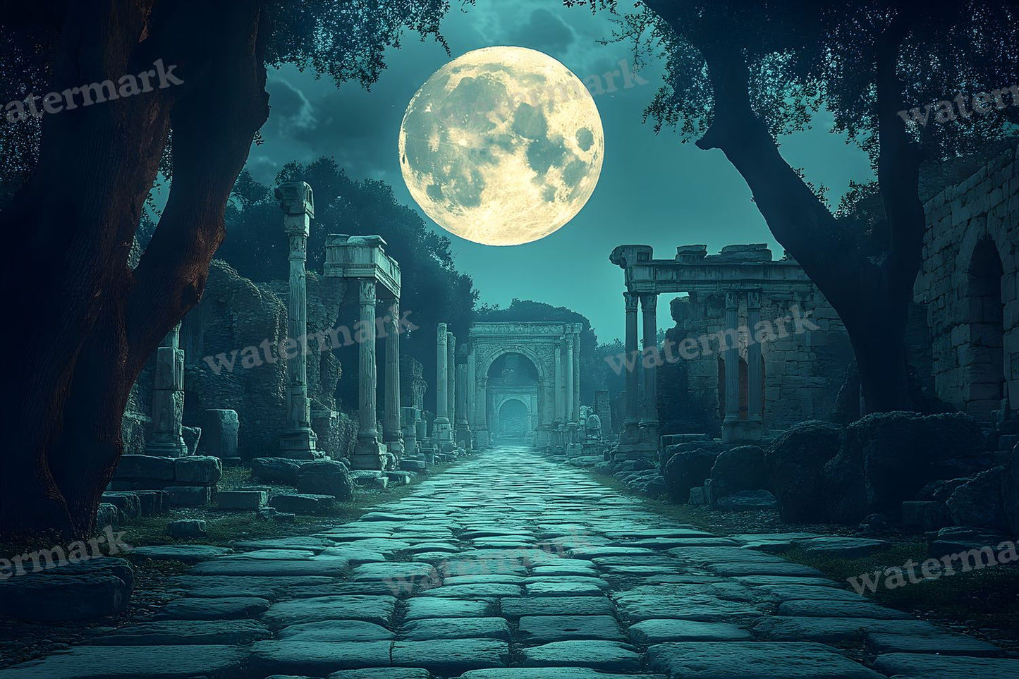 Ancient Roman Night Backdrop Images