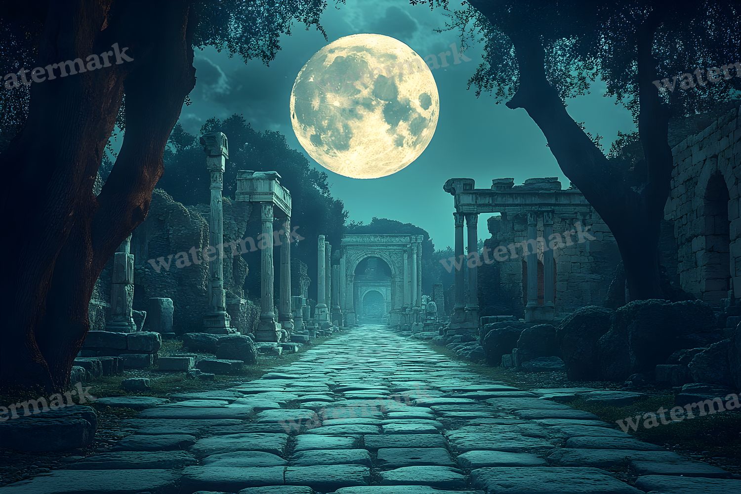 Ancient Roman Night Backdrop Images