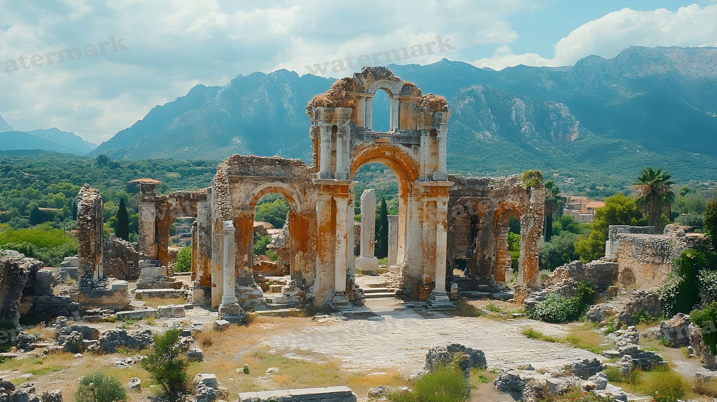 Ancient Ruins Backdrop Images