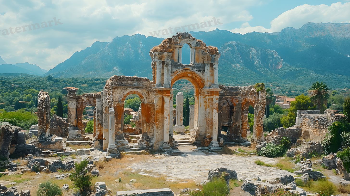 Ancient Ruins Backdrop Images