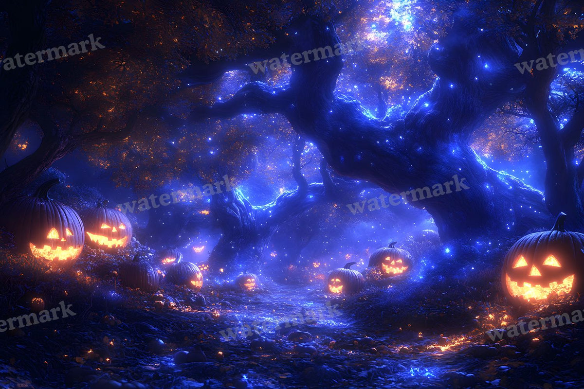 Pumpkin Grove Magic Backdrop Images
