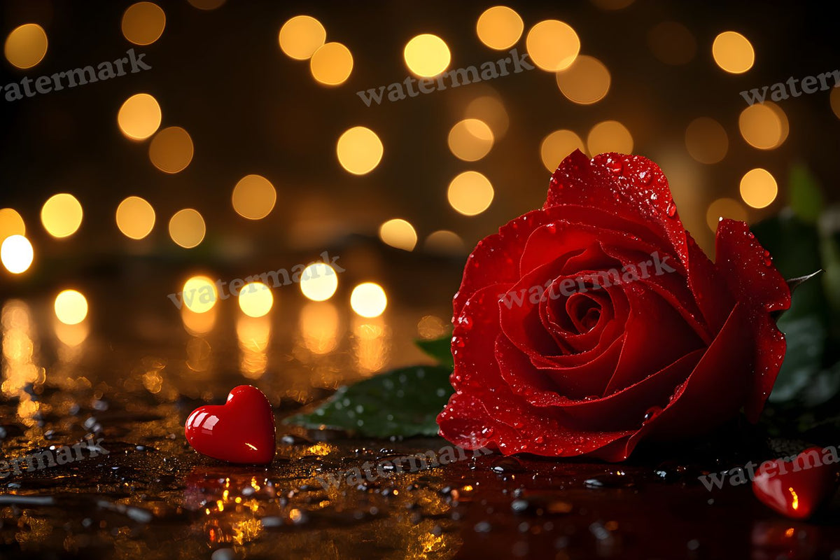 Romantic digital photo backdrop for photo editing, preview 16