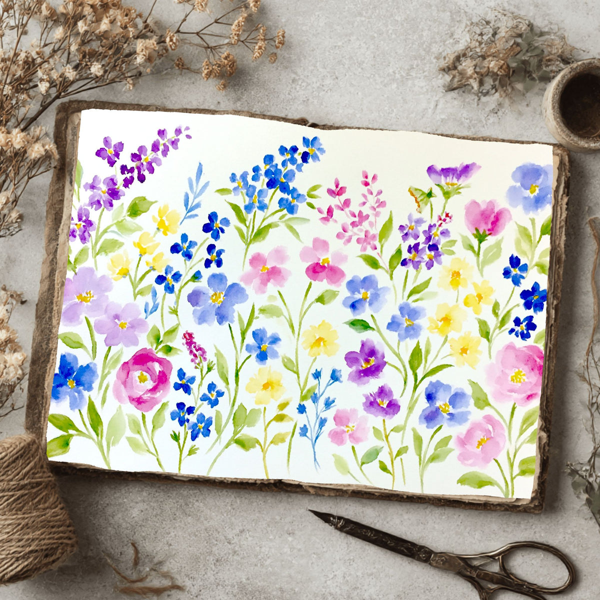 Soft Impressionist Landscape Painting