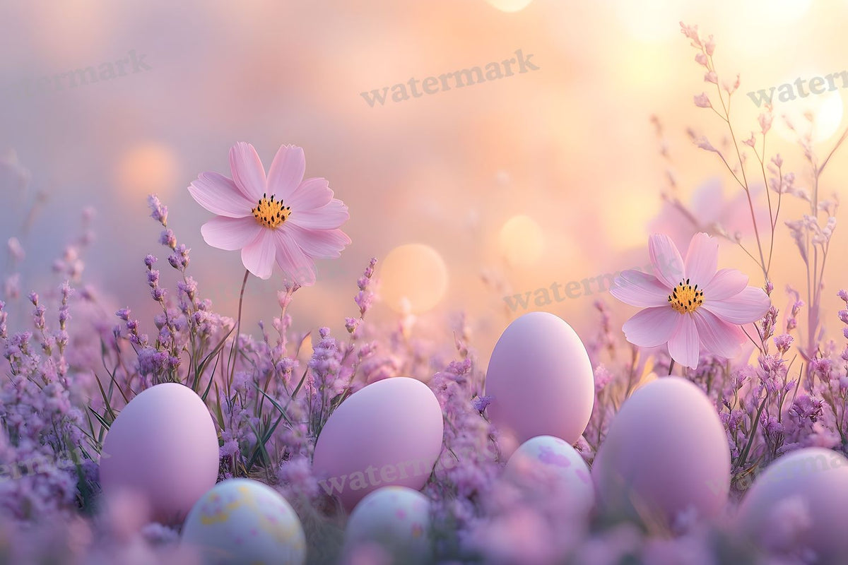 Spring Blossomeggscene Backdrop Images