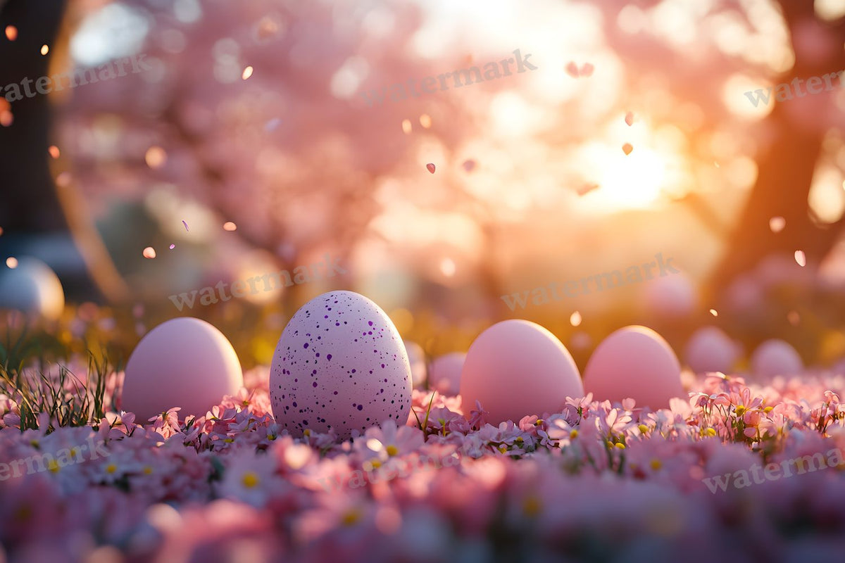 Spring Blossomeggscene Backdrop Images