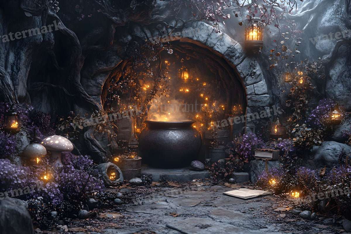 Wicked Witch Garden Backdrop Images