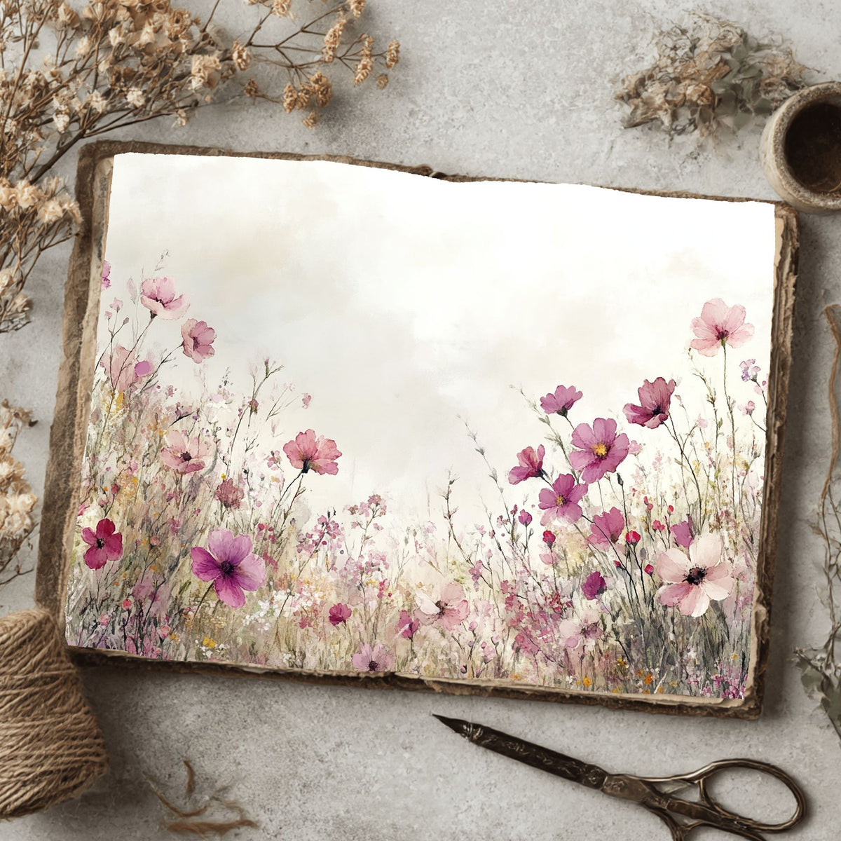Wildflower Breeze Writing Paper