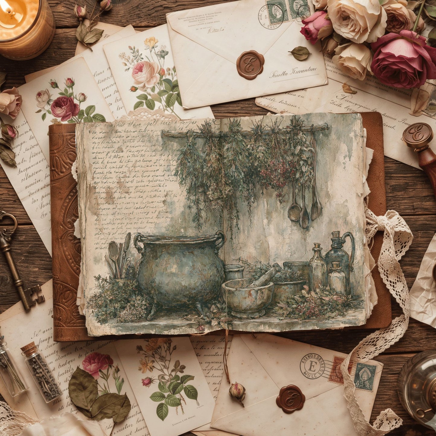 Witch'S Kitchen Recipe Journal Page