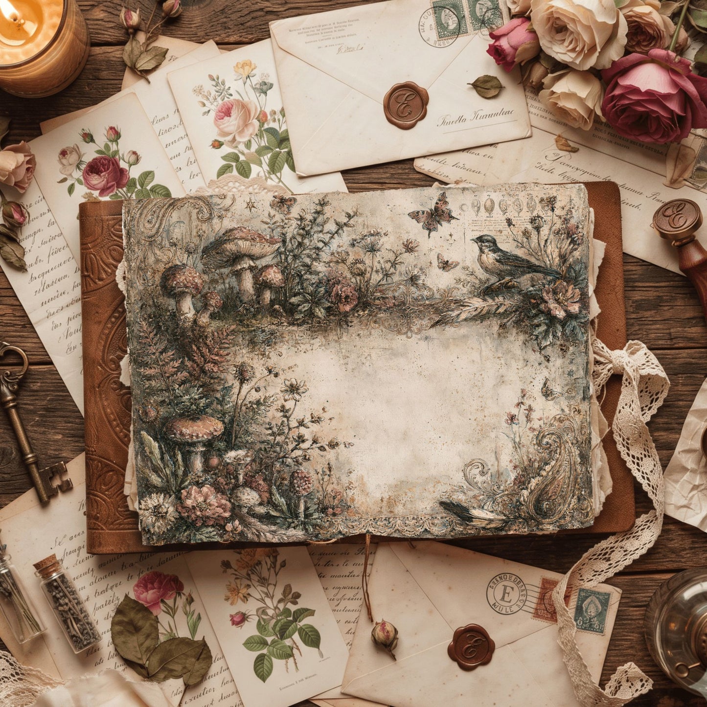 Woodland Hippie Ephemera Paper