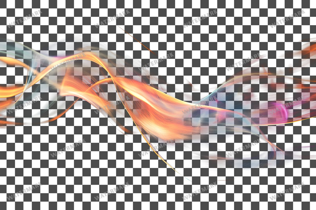 Abstract Light Form Transparent Overlay Pngs