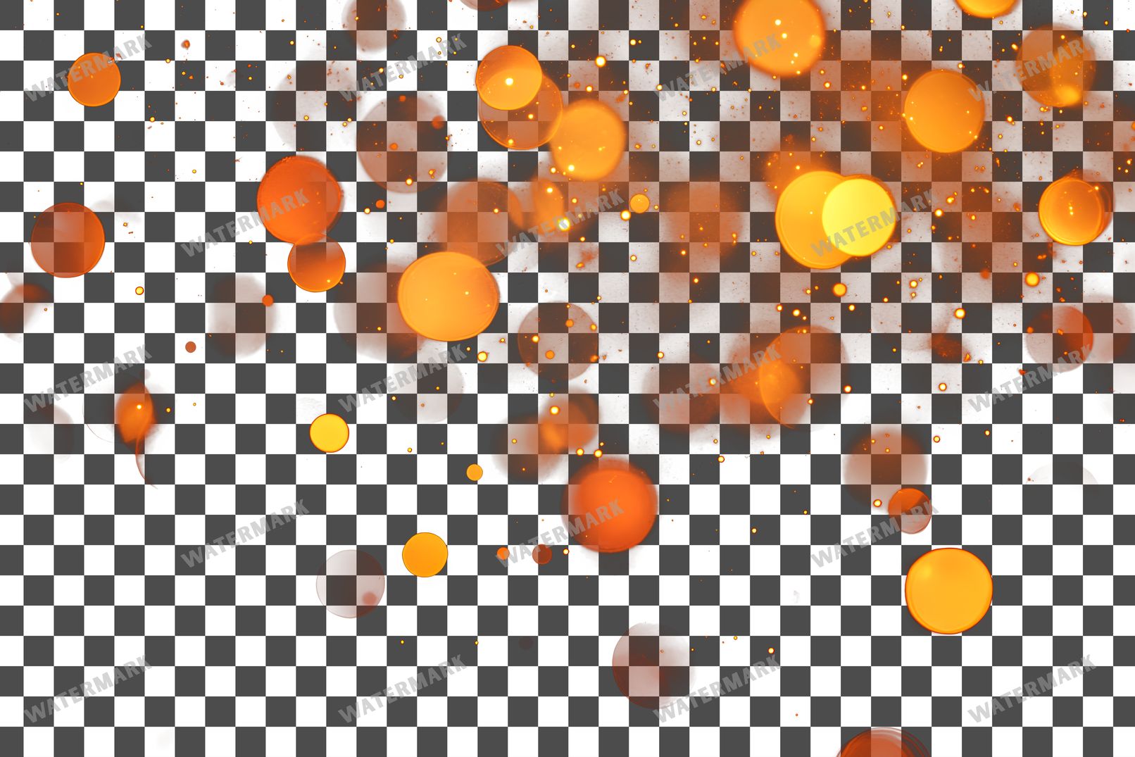 Amber Light Transparent Overlay Pngs