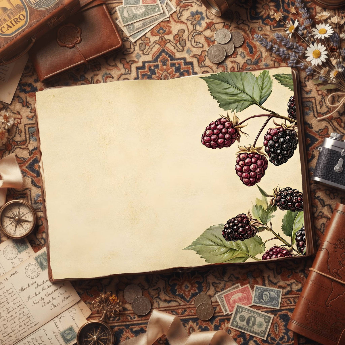 Blackberries Digital Papers