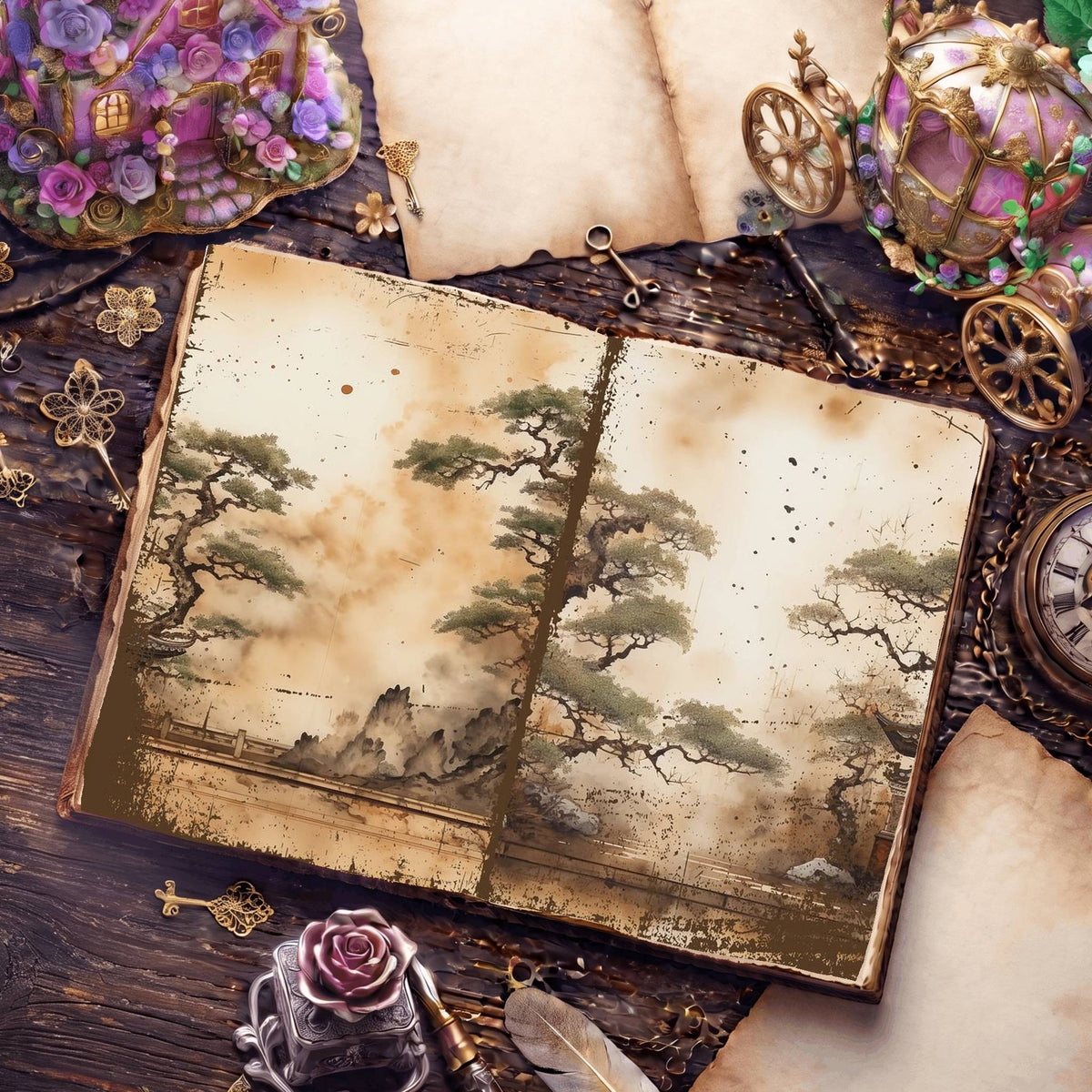 Botanical Garden Digital Papers
