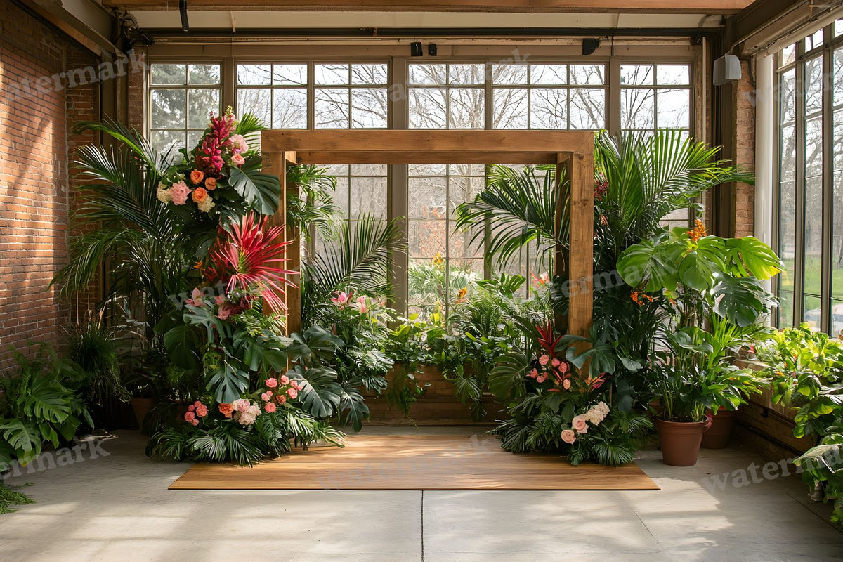 Botanical Wedding Backdrop Images