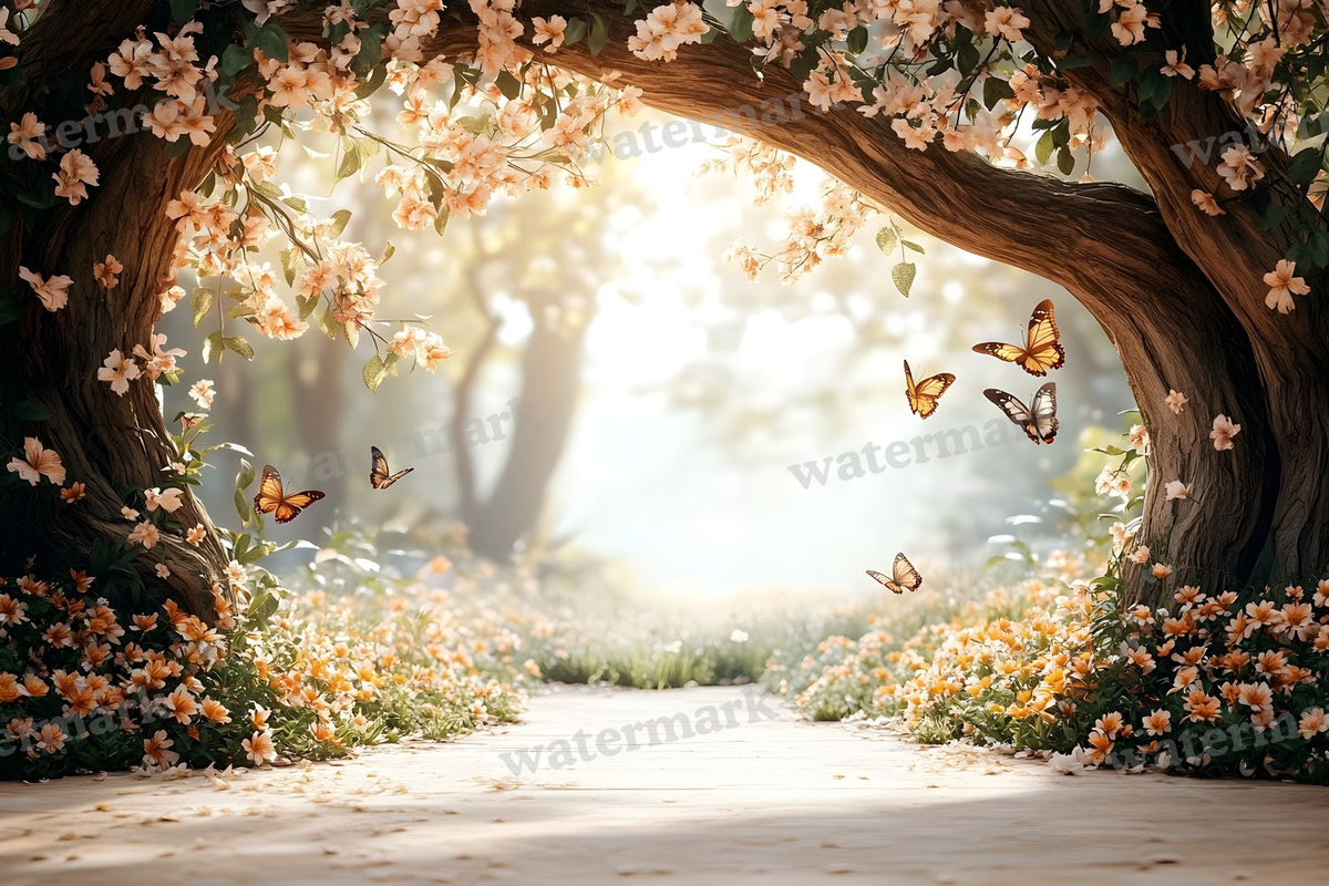 Butterfly Meadow Backdrop Images