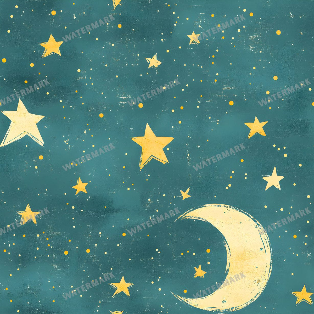 Celestial Seamless Pattern
