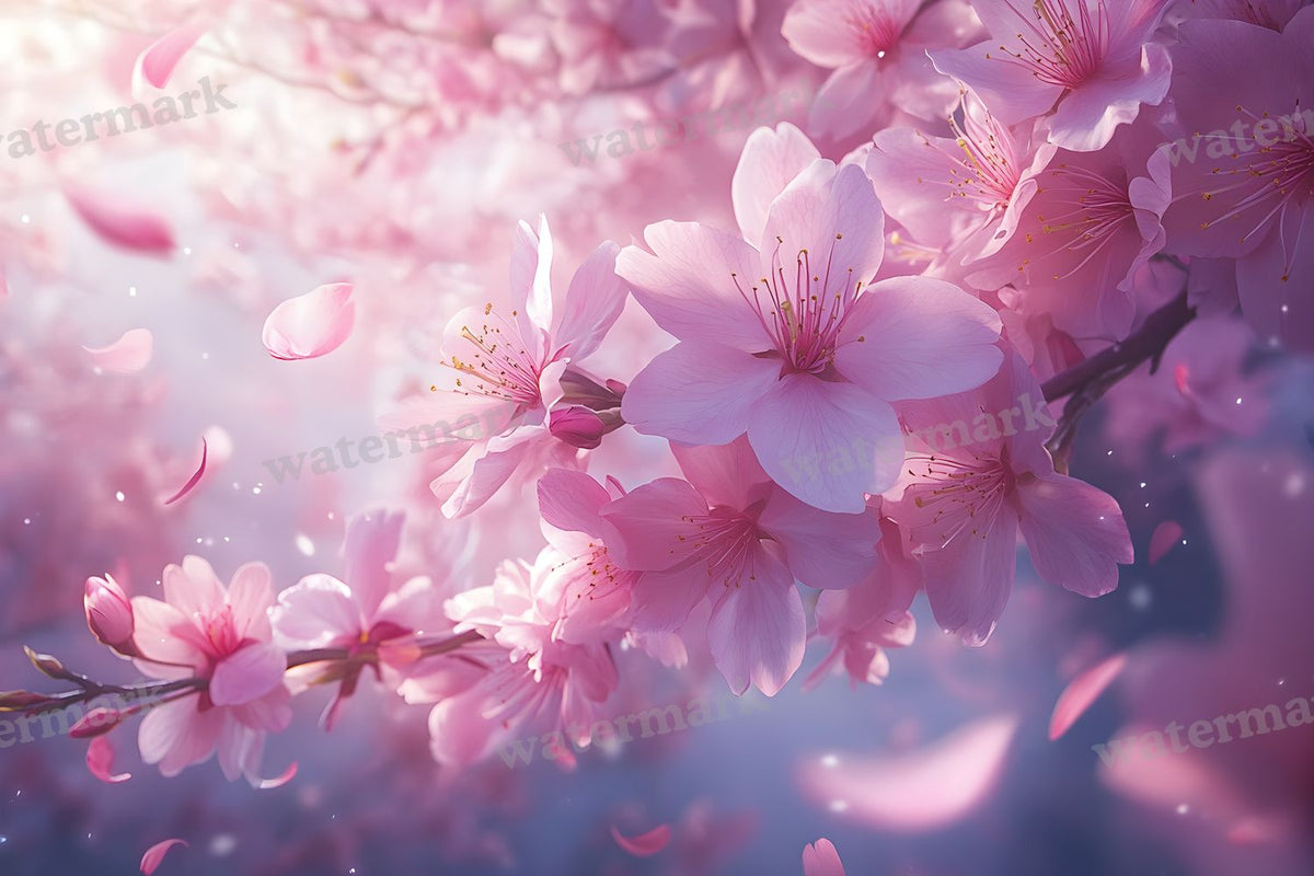 Cherry Blossom Serenity Backdrop Images
