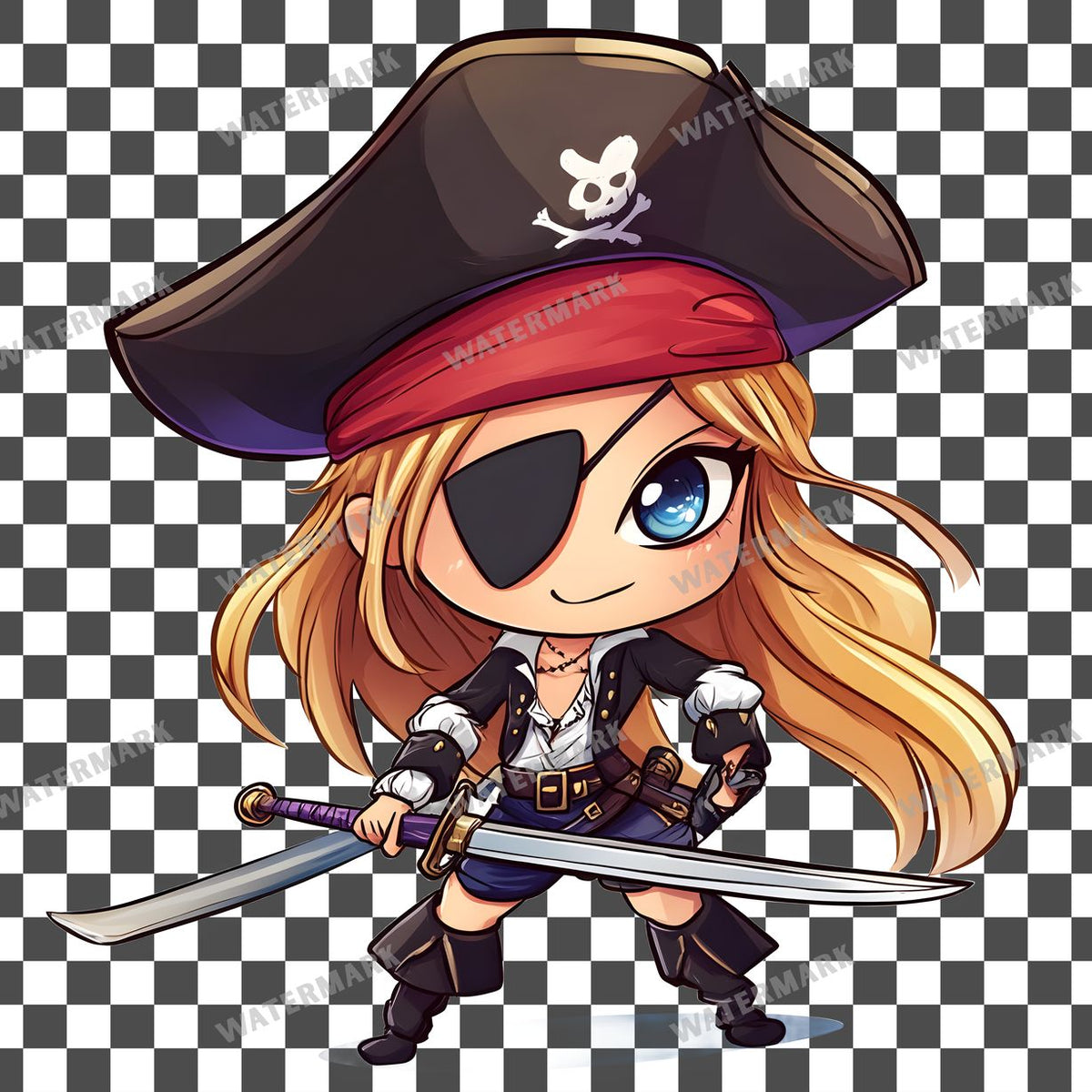 Chibipirate Clipart Pngs