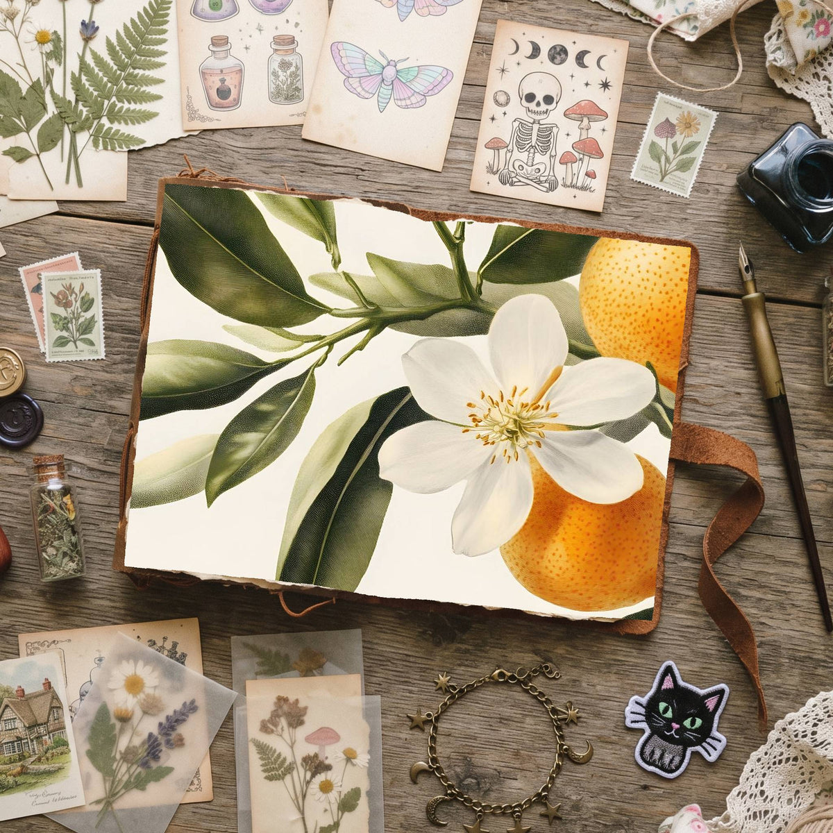 Citrus Blossoms Digital Papers