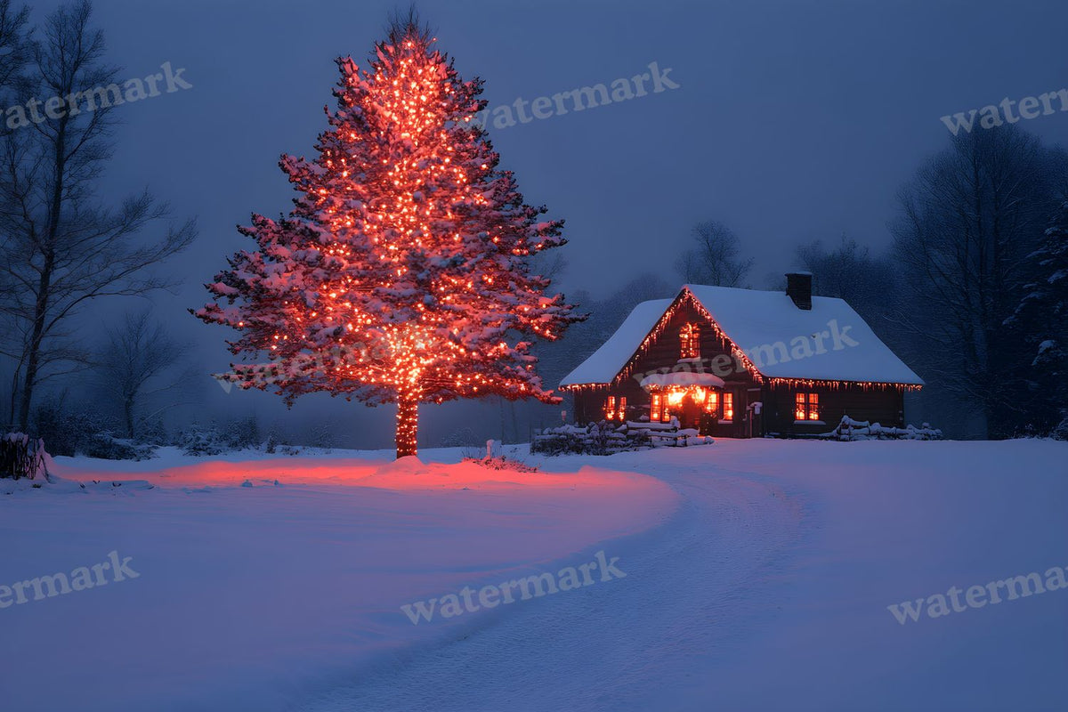 Classic Christmas Backdrop Images