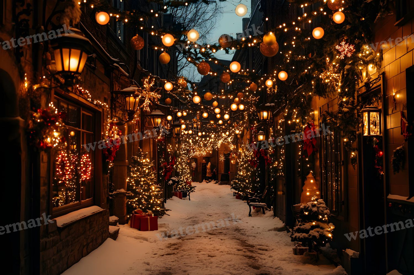Classic Christmas Backdrop Images