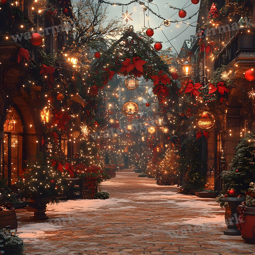 Classic Christmas Backdrop Images