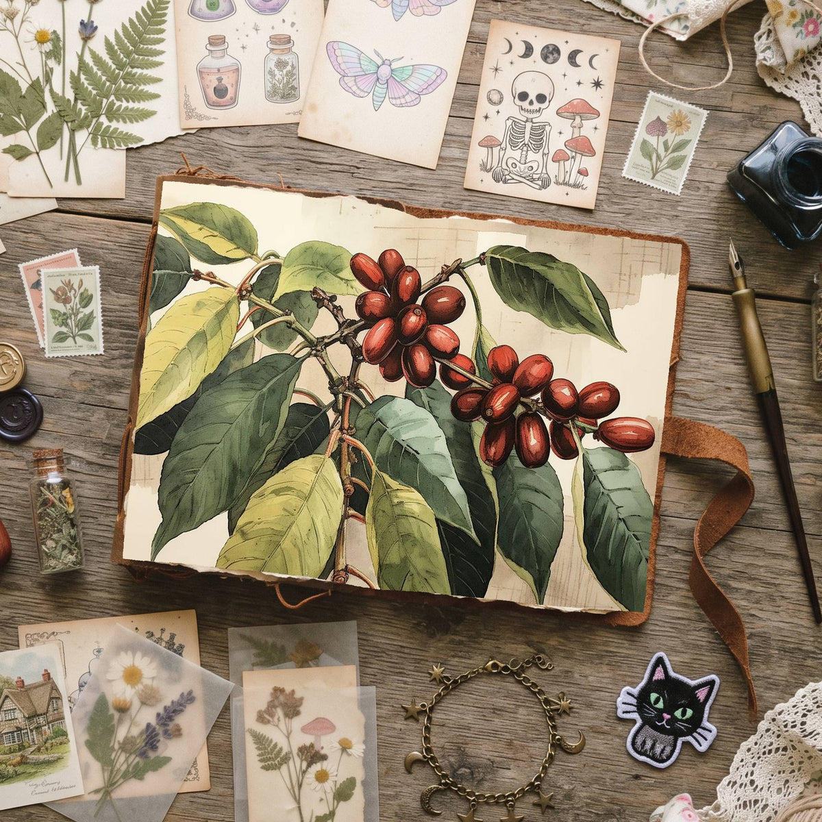 Coffee Shop Digital Papers