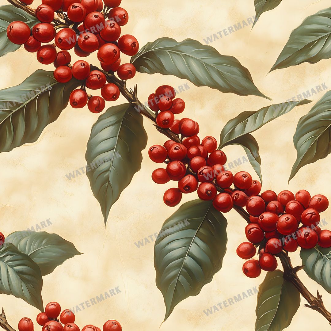 Coffee seamless pattern digital paper, repeating design 17