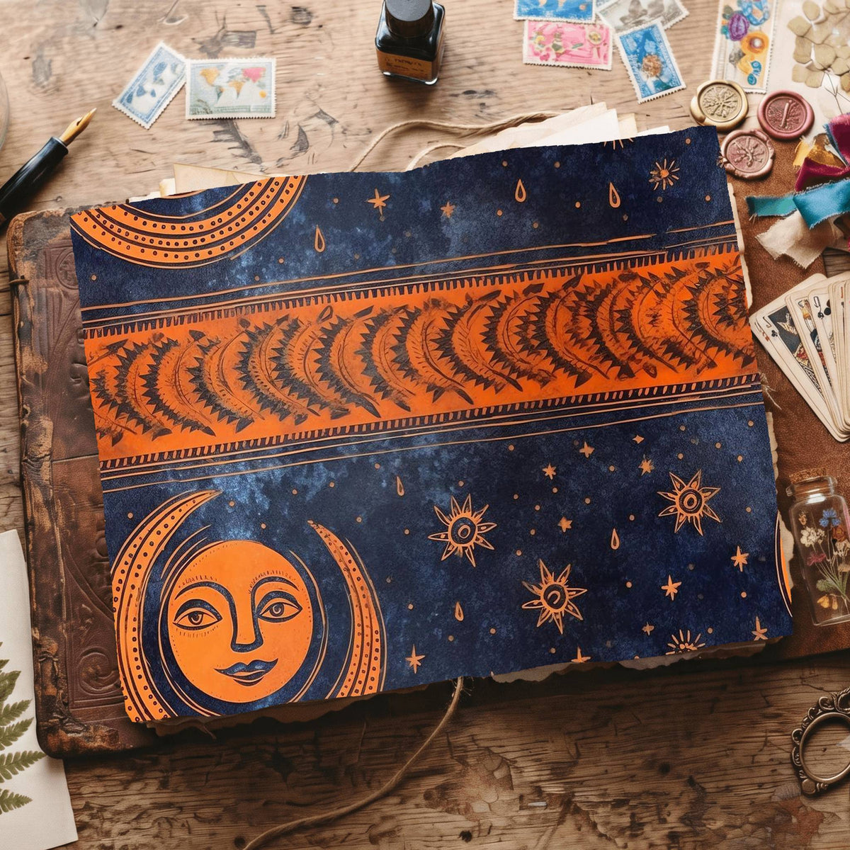 Copper Moon Digital Papers