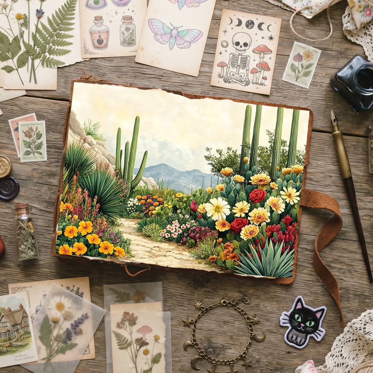 Desert Botanical Digital Papers