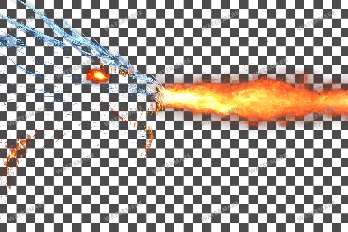 Dragon Head Transparent Overlay Pngs