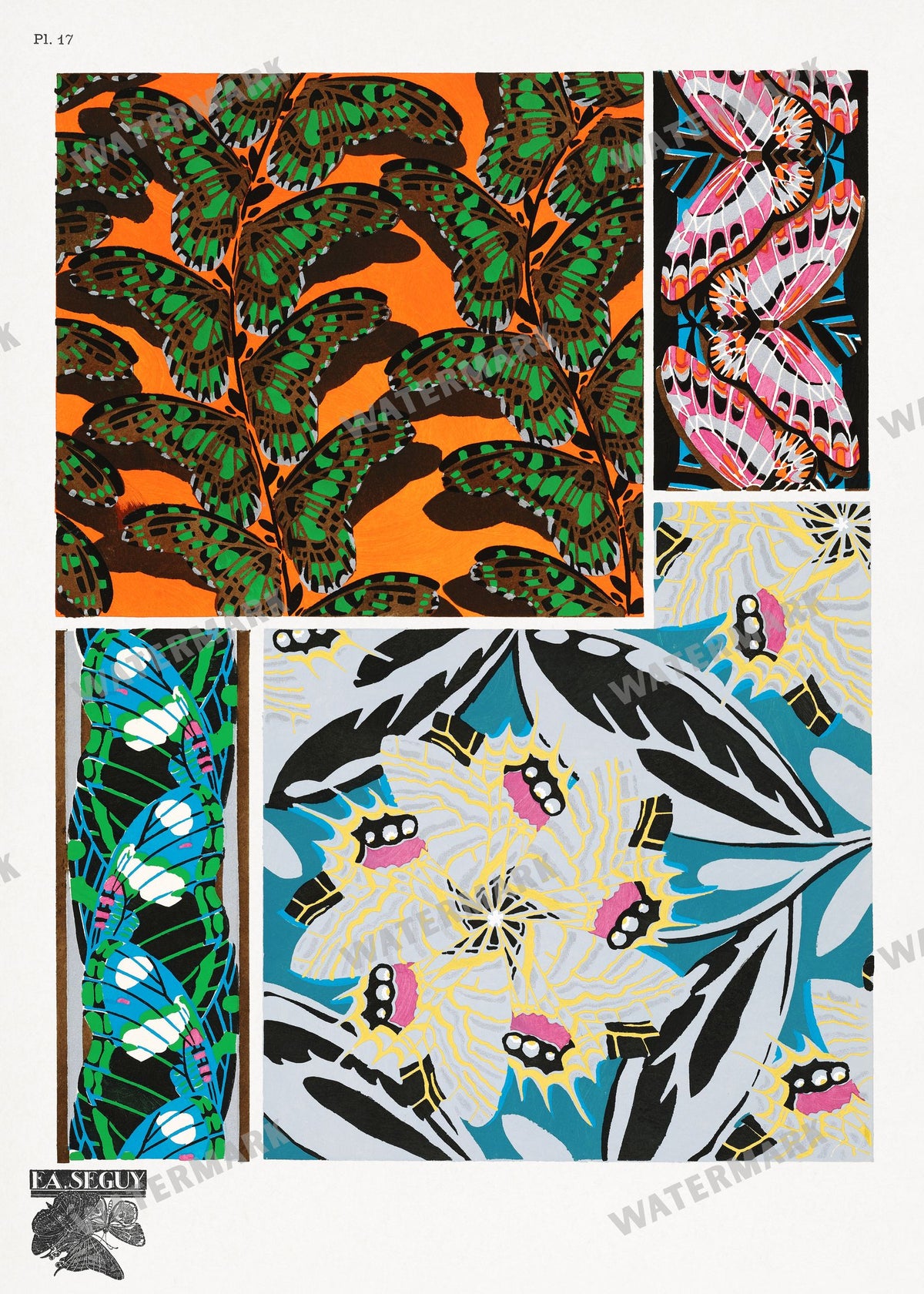 E A Seguy Vintage Prints