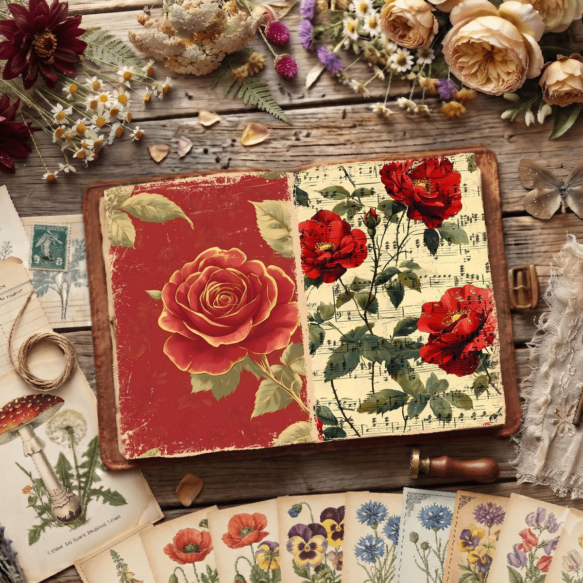 Floral Digital Papers