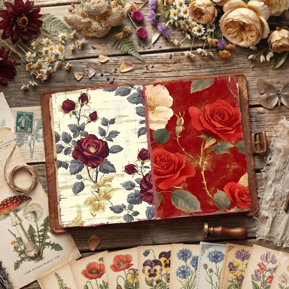 Floral Digital Papers