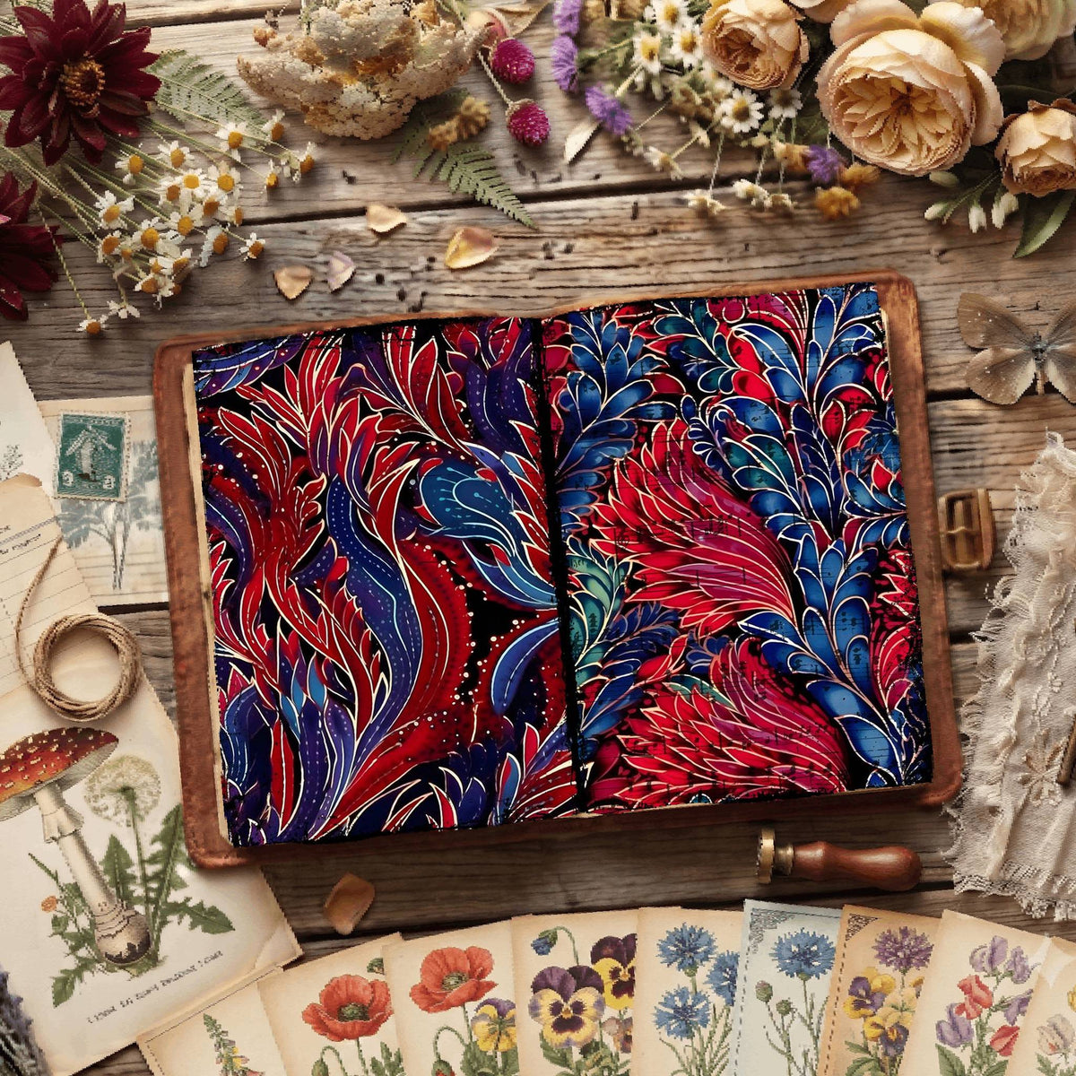 Floral Digital Papers