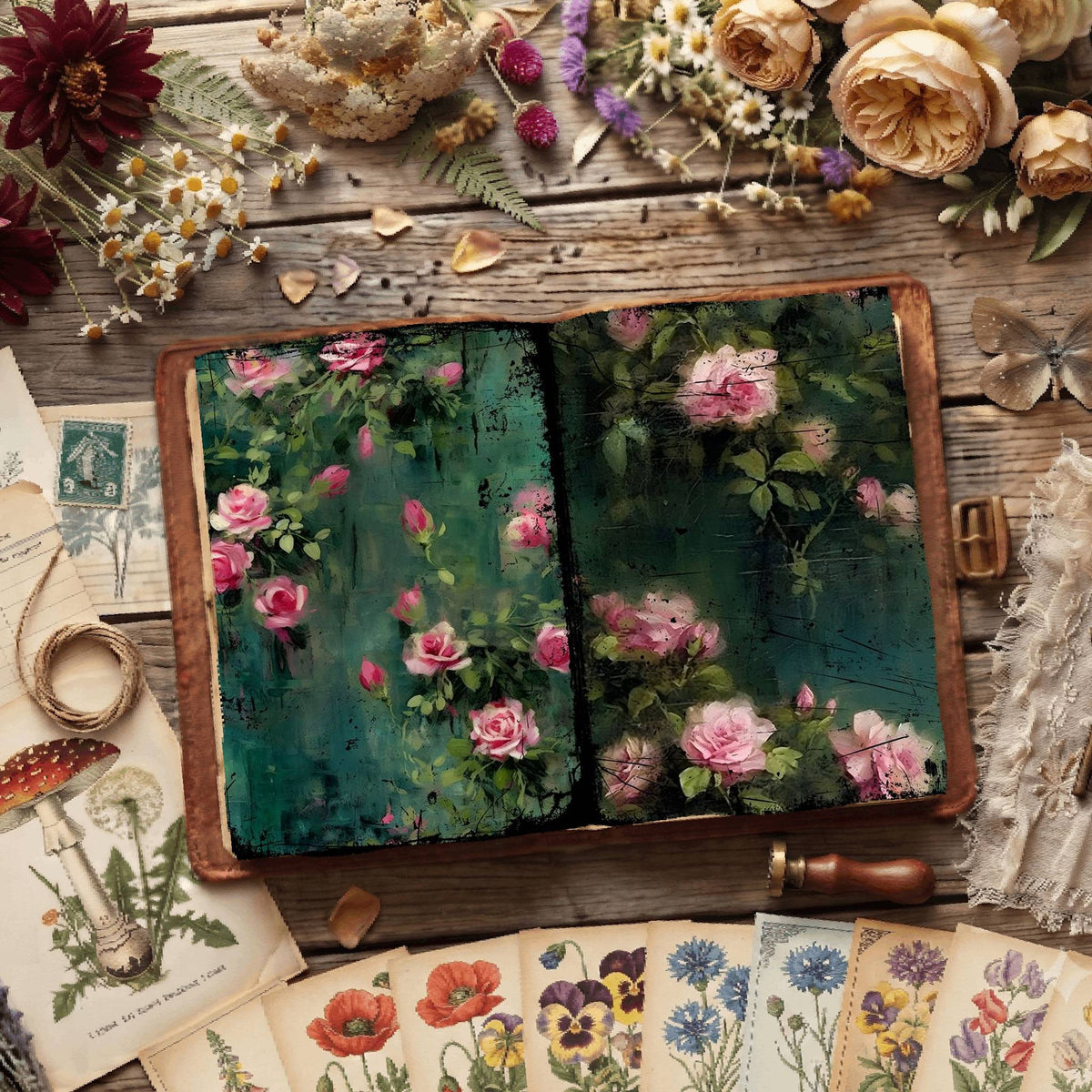 Floral Digital Papers