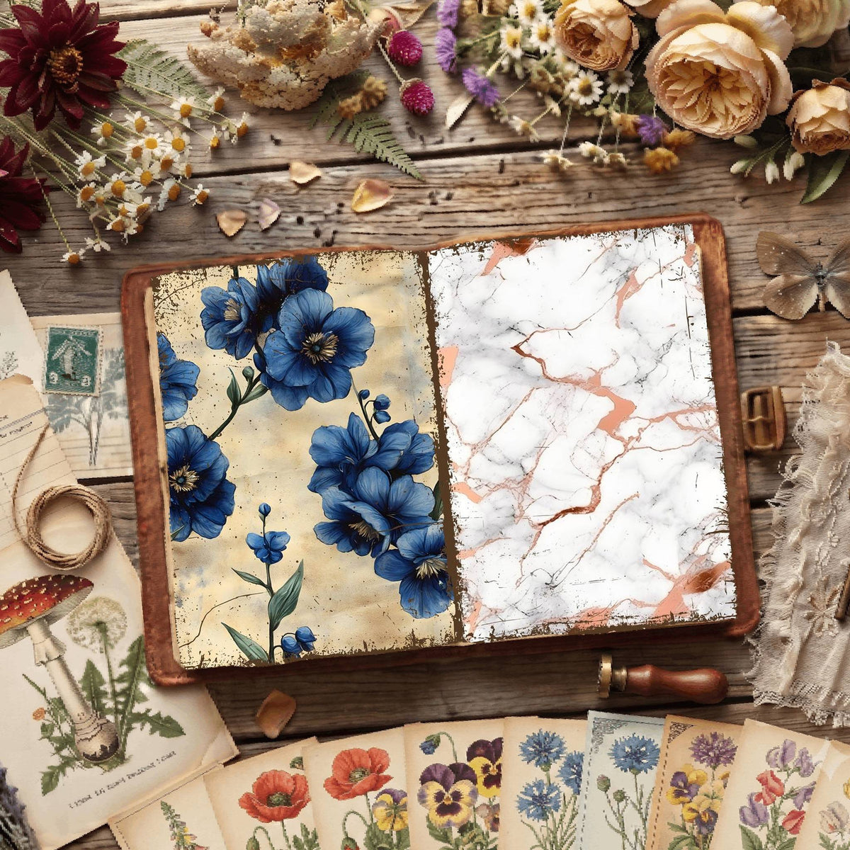 Floral Digital Papers