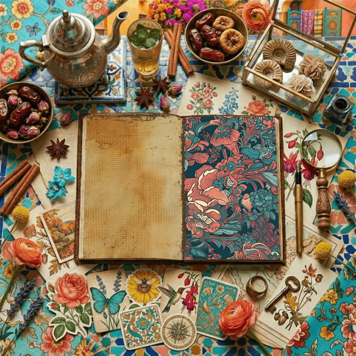 Floral Digital Papers