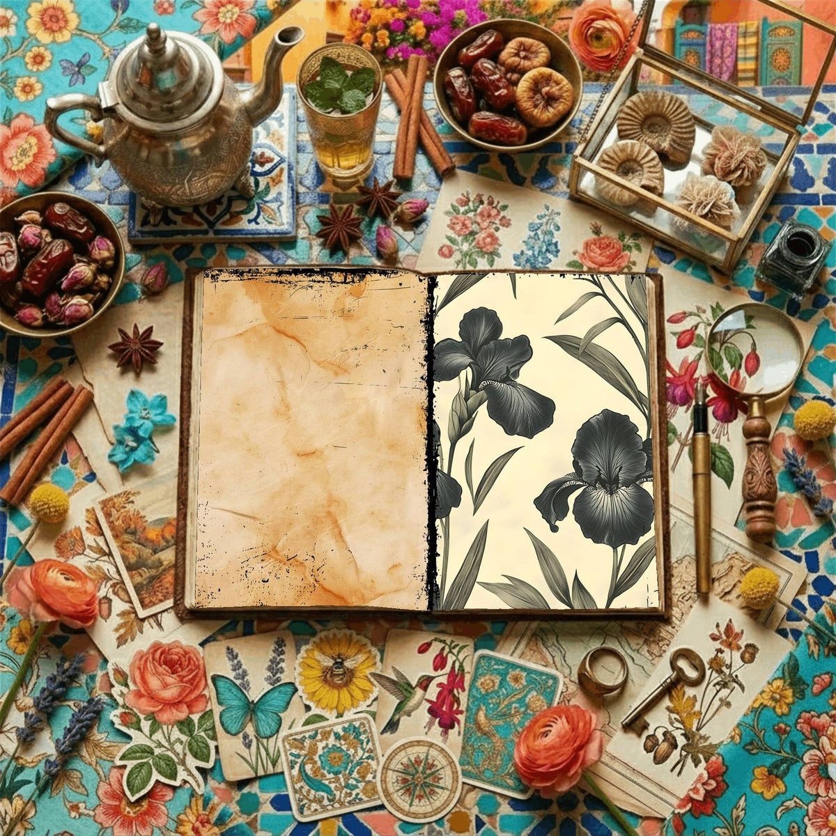 Floral Digital Papers
