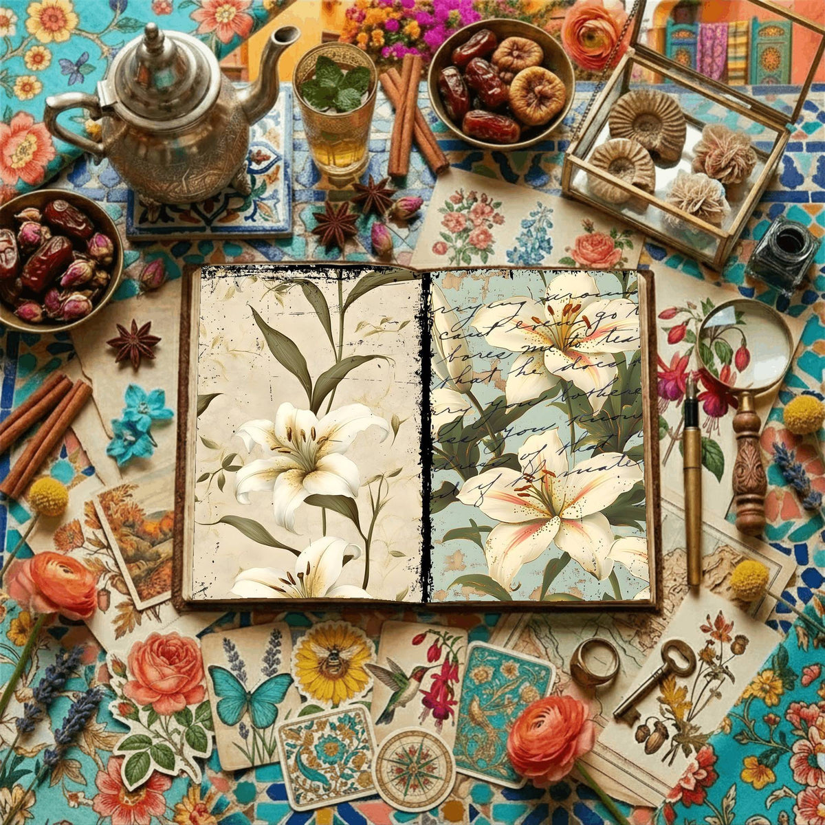 Floral Digital Papers