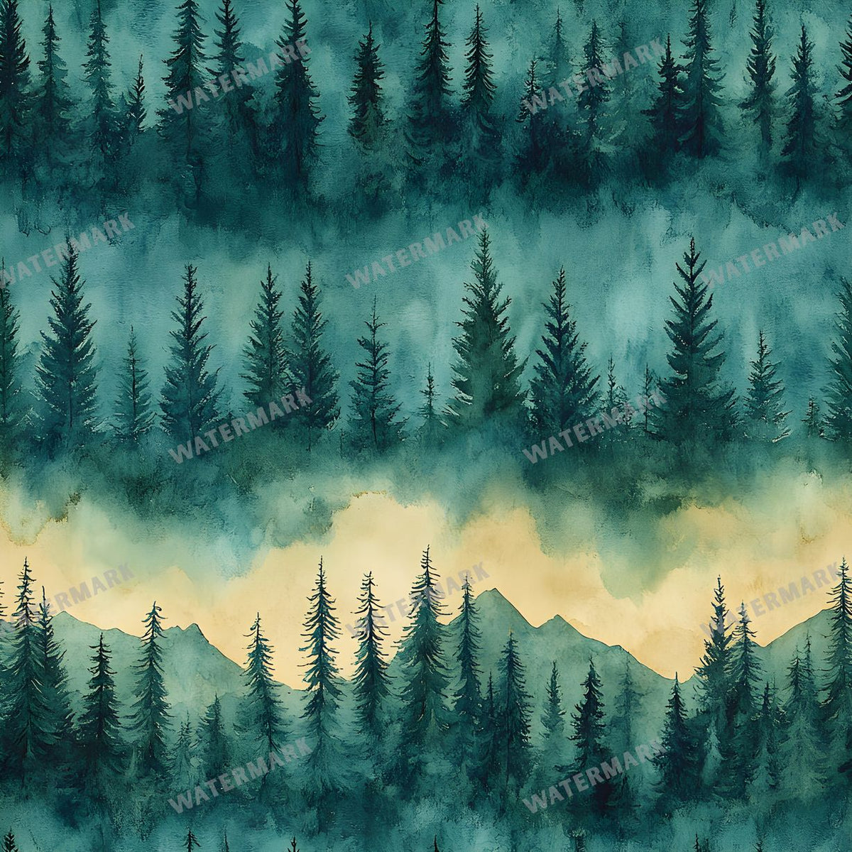 Forest Seamless Pattern