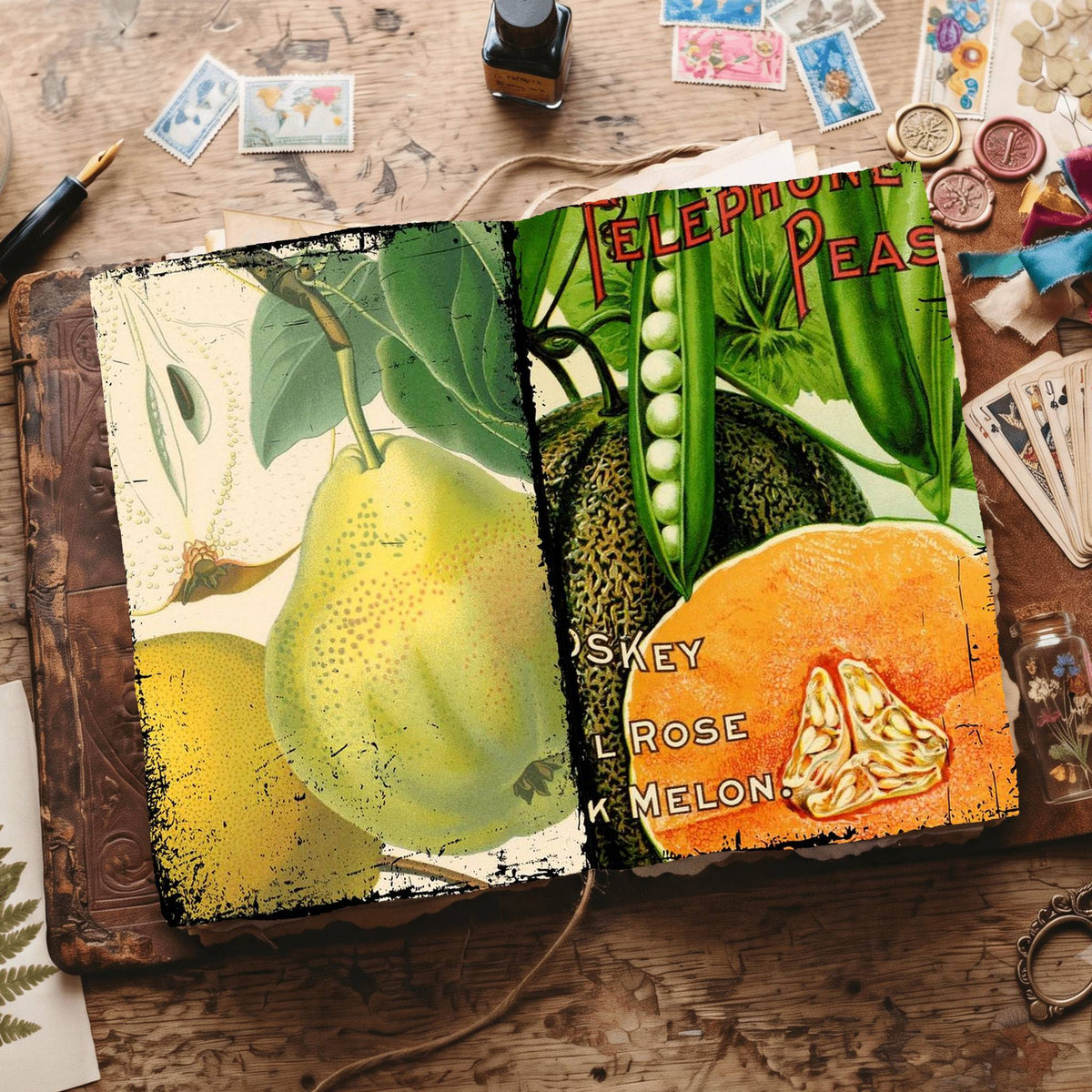 Fruit & Vegetables Digital Papers