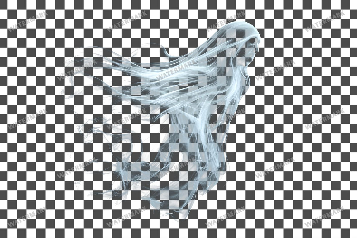 Ghostly Apparition Transparent Overlay Pngs