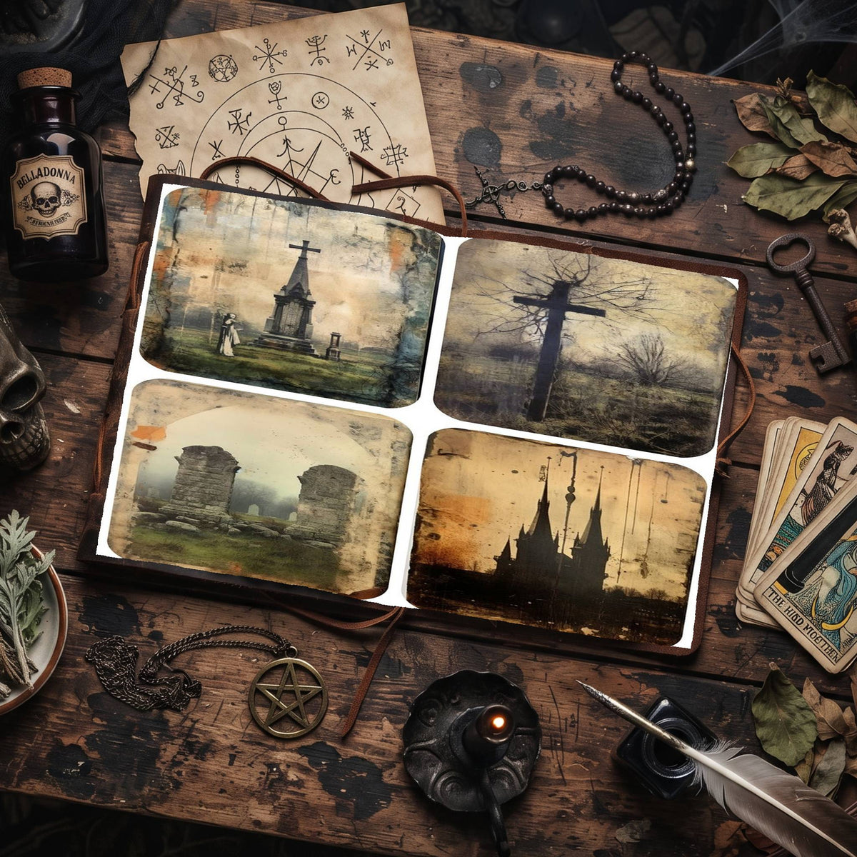 Gothic Digital Papers